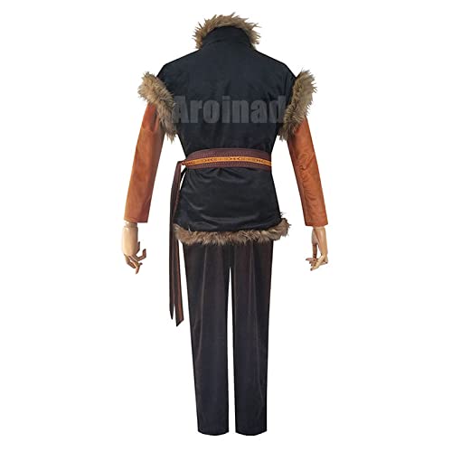 AODTT Disfraz de Cosplay de Kristoff Trajes de uniforme de Frozen para la exposición de anime Mascarada de Halloween