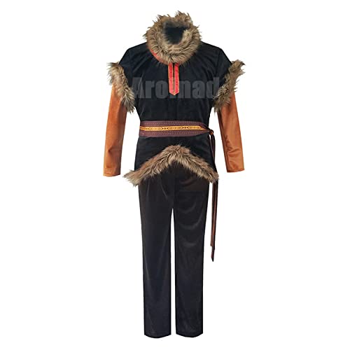 AODTT Disfraz de Cosplay de Kristoff Trajes de uniforme de Frozen para la exposición de anime Mascarada de Halloween