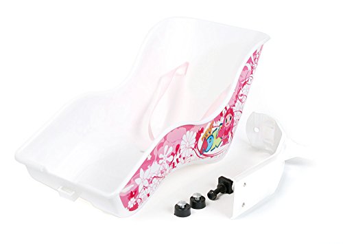 AOK Porte Poupée Portamuñecas Trasero, Blanco y Rosa, Talla única