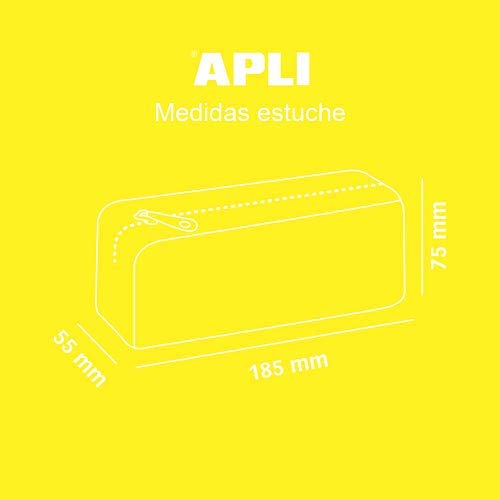 APLI 18418 - Estuche silicona Fluor Collection - Color Amarillo