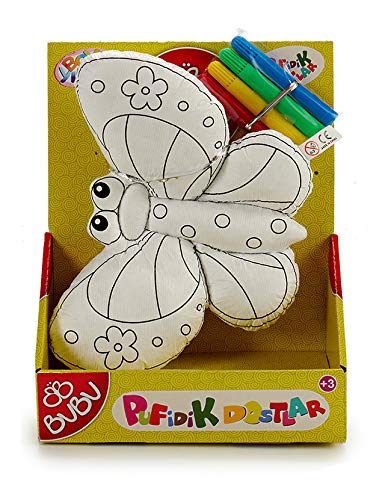 AR-44263 Peluche Mariposa para Pintar 26x21cm, Multicolor (44263)