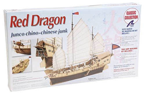 Artesanía Latina 18020. Maqueta de Barco en Madera Junco Chino Red Dragon 1/60