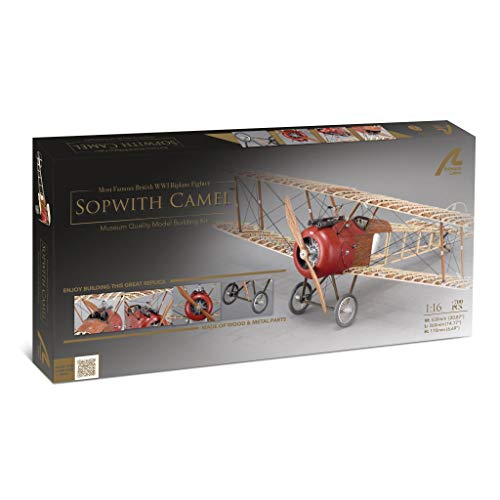 Artesanía Latina 20351. Maqueta de avión en Madera y Metal Sopwith Camel 1/16