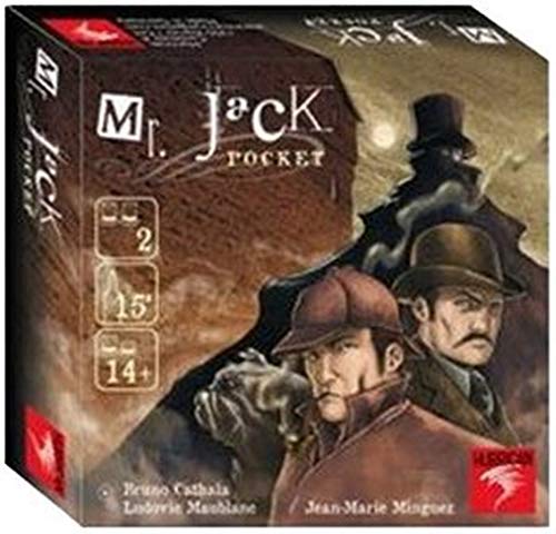 Asmodee-Halloween Mr Jack Pocket-Español, Color, Talla Única MRJ04ML