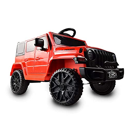 ATAA Adventure - Rojo -Elegante Coche eléctrico para niños Adventure con batería 12v de Alto Rendimiento y Mando para Padres