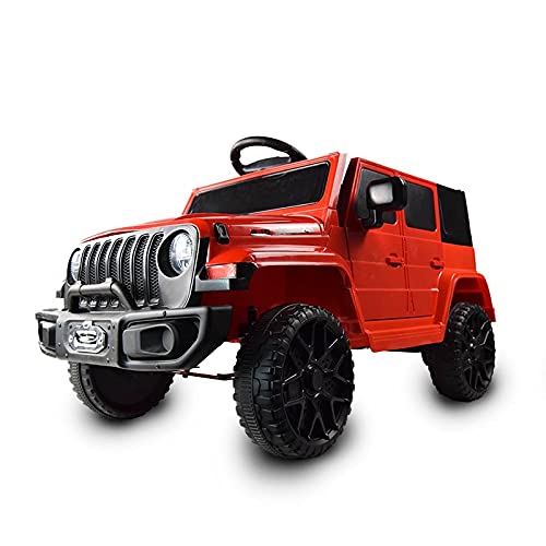 ATAA Adventure - Rojo -Elegante Coche eléctrico para niños Adventure con batería 12v de Alto Rendimiento y Mando para Padres