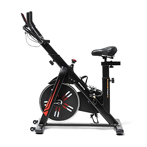 ATAA Power 200 - Bicicleta de Spinning - Negro - Bicicleta de Fitness para casa