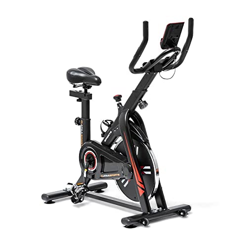 ATAA Power 200 - Bicicleta de Spinning - Negro - Bicicleta de Fitness para casa