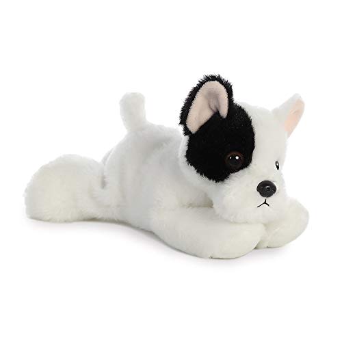 Aurora, 31745, Mini Flopsies Bulldog Francés, 20 cm, Peluche, Blanco