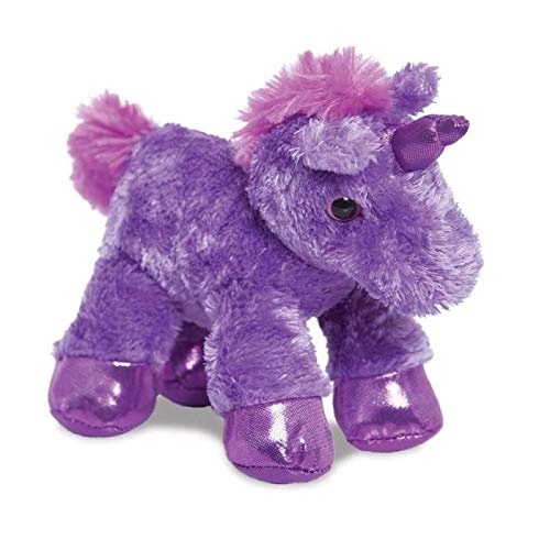 Aurora- Peluches y muñecas, Color Lila, 21 cm (60060326)