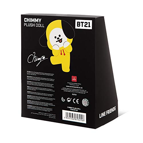 Aurora World Peluche Chimmy, BT21, Color Amarillo (61325)