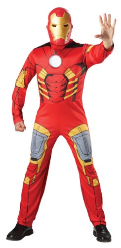 Avengers - Disfraz de Iron Man musculoso, para adulto (Rubie's 880945)