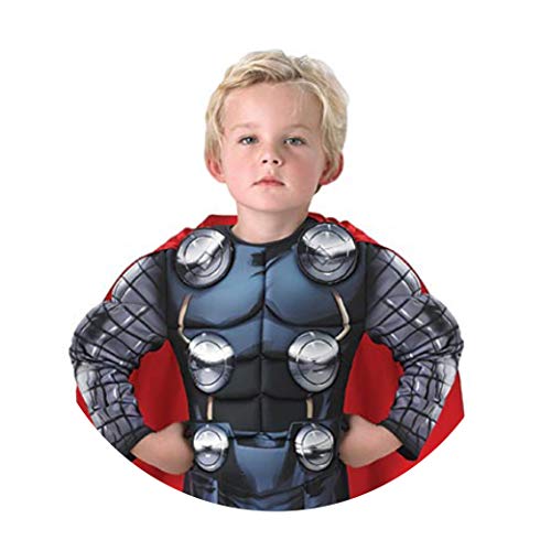 Avengers - Disfraz de Thor Deluxe para niño, 5-6 años (Rubie's 610736-M)