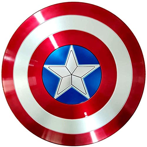 Avengers - Escudo de Capitán América, Accesorio Disfraz de Adulto Talla Únicas Marvel Capitán América Disfraz de Material ABS Shield 58CM