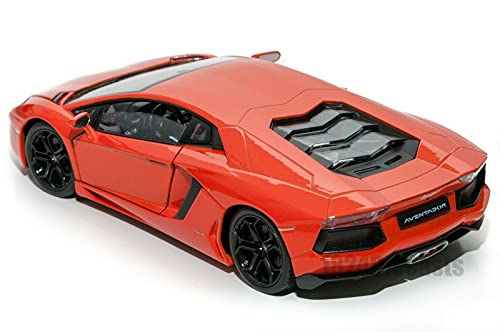 Aventador LP 700 4 Lambo 1:43 Escala metal fundido Puertas de apertura Pullback Go Action