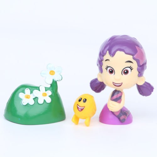 B-Creative 12 unids/set BUBBLE GUPPIES PVC TOY Cake Topper GIL Molly NONNY figura de acción de vinilo