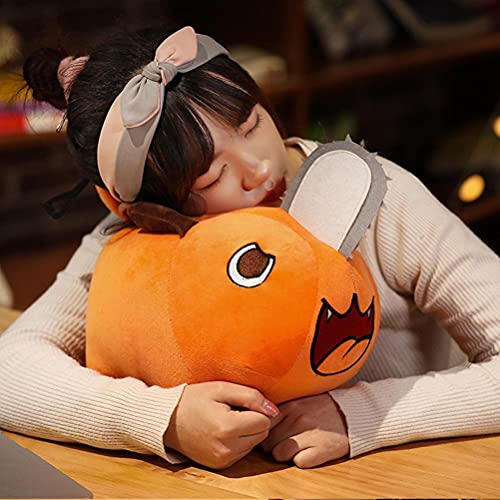 Bagima Chainsaw Man Anime Peluche de Juguete, Cute Chainsaw Monster Cosplay Peluche Muñeco de Peluche Almohada de Anime Figura de Juguete Peluche para niños Pochita Peluche