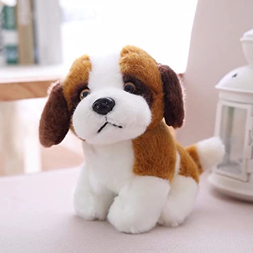 BAIMENGLONG 23 cm Super Kawaii Perro Peluche Lindo Simulación Husky Dog Peluche Toy Relleno Muñeca Muñeca Bebé Regalo Juguete Suave tierno (Color : 2)