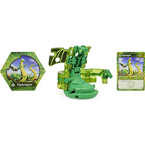 Bakugan Geogan Deka, Viperagon, Figura transformable Gigante Coleccionable, para niños a Partir de 6 años, 6059974