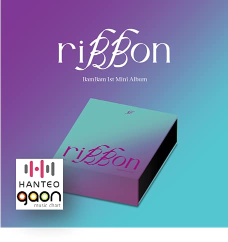 BamBam - riBBon [riBBon ver.] (1st Mini Album) [Pre Order] CD+Photobook+Folded Poster+Others with Tracking, Extra Decorative Stickers, Photocards