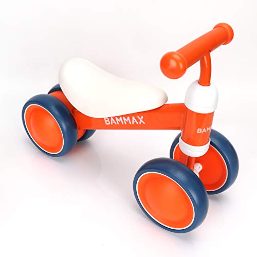 Bammax Bicicleta sin Pedales, Bici sin Pedales Niño, Juguetes Bebes 1 Año, Triciclos Bebes, Correpasillos Bebes 1 Año, Naranja