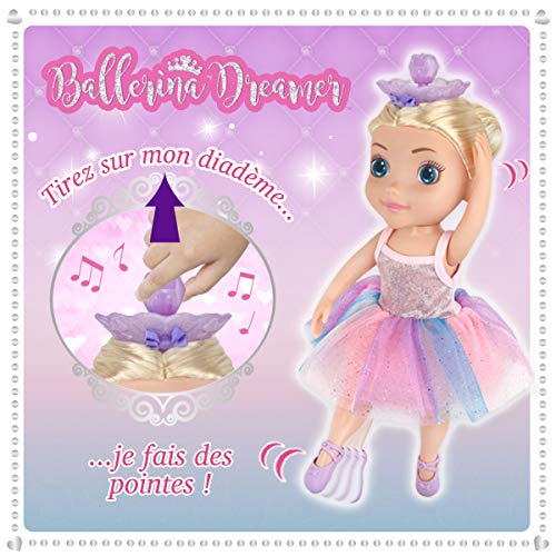 BANDAI - Bailarina Dreamer-Grande Bailarina de 45 cm - Muñeca Musical Que Baila de Verano, HUN8731