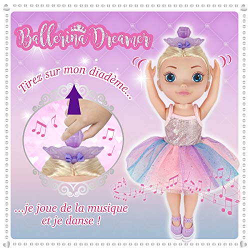 BANDAI - Bailarina Dreamer-Grande Bailarina de 45 cm - Muñeca Musical Que Baila de Verano, HUN8731