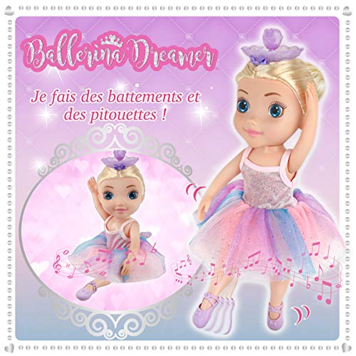 BANDAI - Bailarina Dreamer-Grande Bailarina de 45 cm - Muñeca Musical Que Baila de Verano, HUN8731