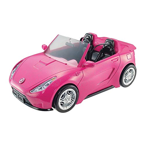 Barbie - Casa amueblada (Mattel GWY84) y Coche descapotable (Mattel DVX59)