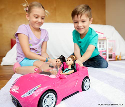 Barbie Coche Descapotable De Coche (Mattel Dvx59) + Accesorios Moto De , Regalo para Niñas Y Niños 3-9 Años (Mattel Frp56)