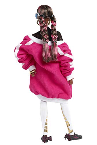 Barbie Collector, muñeca total look deportivo Puma con zapatillas rosas y blancas (Mattel FJH70)