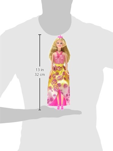 Barbie - Muñeca Combi Princesa, Color Rosa (Mattel CFF25)