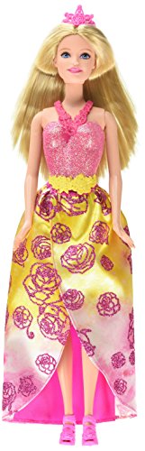 Barbie - Muñeca Combi Princesa, Color Rosa (Mattel CFF25)