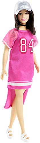 Barbie - Muñeca Fashionista Morena con Modas, Multicolor (Mattel FRY81)