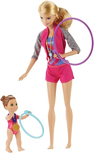 Barbie - Muñeca, Quiero ser entrenadora de Gimnasia (Mattel DKJ21)