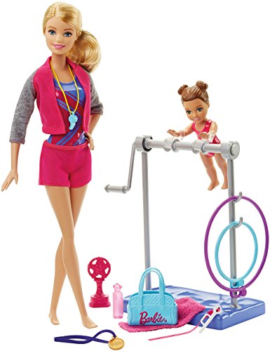 Barbie - Muñeca, Quiero ser entrenadora de Gimnasia (Mattel DKJ21)