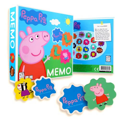 Barbo Toys Juguetes de Peppa Pig - Juegos de Memoria para Niños Desde los 3 Años - Juego de Cartas Infantiles con 36 Piezas - Juguete Educativo - Licencia Oficial del Juego de Peppa Pig