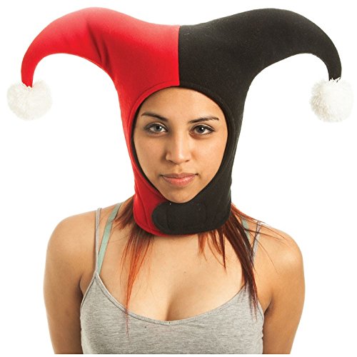 Batman de DC Comics Harley Quinn Sombrero (Negro/Rojo)