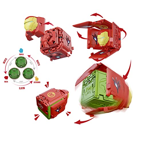 Battle Cubes- Avengers Iron Man VS Thor Battle Fidget Set, Color Rojo (BOTI 37202)