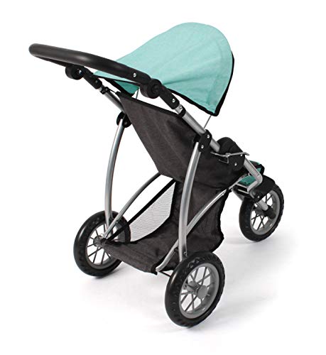 Bayer Chic 2000-Buggy Leon, Cochecito muñecas de hasta 50 cm, Color Verde Menta (613 42)