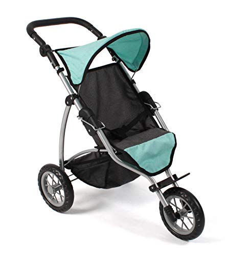 Bayer Chic 2000-Buggy Leon, Cochecito muñecas de hasta 50 cm, Color Verde Menta (613 42)