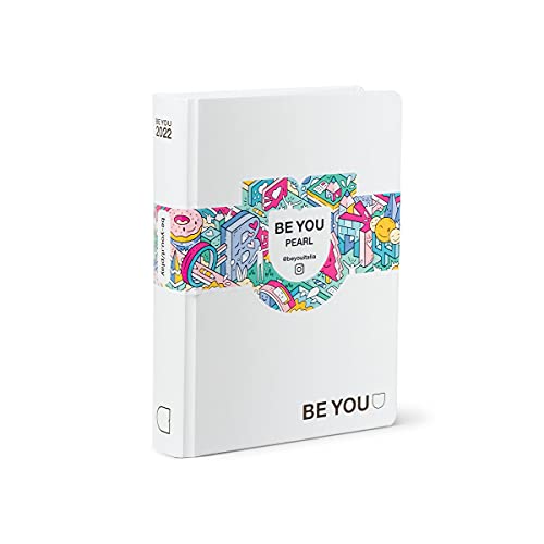 Be You Easy - Agenda tamaño estándar, colección 21/22, color perla