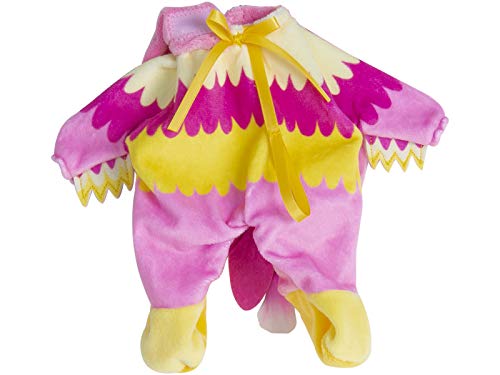 BEBÉS LLORONES Pijama Loro | Accesorio pijama suave de color rosa y Chupete para tu Bebé Llorón y muñecas - Juguete y Regalo para niñas y niños +18 Meses