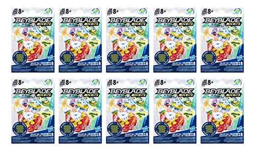 BEYBLADE Micros Series 2 Battling Tops bolsa estor de fiesta – Pack de 10