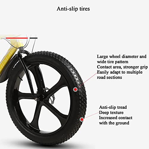 Bicicleta para niños Bicicleta de Carretera con Cambio de Velocidad para Adultos, Bicicleta de Carretera con Freno de Disco Doble Bicicleta de Montaña de 26 Pulgadas Bicicleta de Ciudad para Hombre y