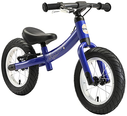 BIKESTAR Bicicleta sin Pedales para niños y niñas | Bici 12 Pulgadas a Partir de 3-4 años con Freno | 12" Edición Sport Azul