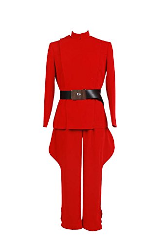 Bilicos Estrella Imperial Officer Red Uniforme Traje de Cosplay Disfraz Hombres Caballeros S