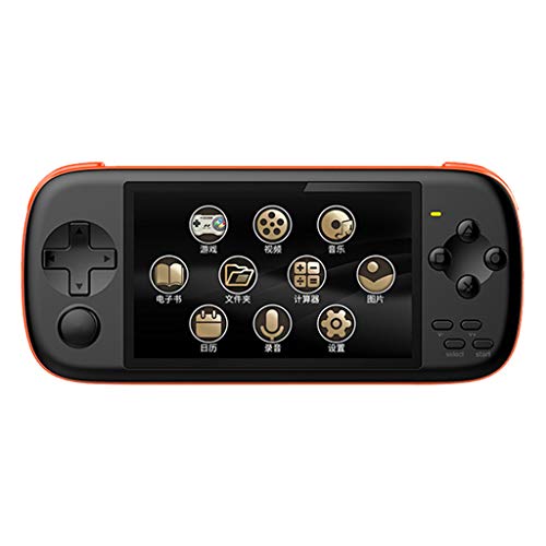 BIlinli POWKIDDY J6 Consola de Juegos portátil Pantalla IPS de 4,3 Pulgadas 1000 mA 8 GB simulador Arcade mame Incorporado 2568 Juegos GIF para niños