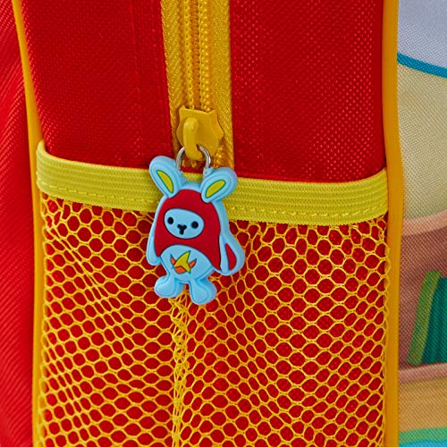 Bing Bunny Mochila de peluche 3D para niños y niñas, guardería, escuela preescolar, bolsa de almuerzo