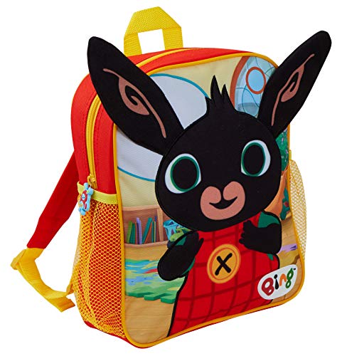 Bing Bunny Mochila de peluche 3D para niños y niñas, guardería, escuela preescolar, bolsa de almuerzo